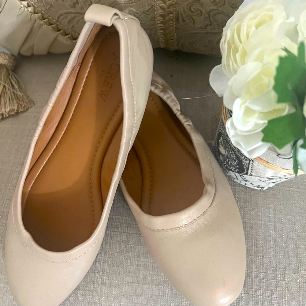 J Crew Nude Flats